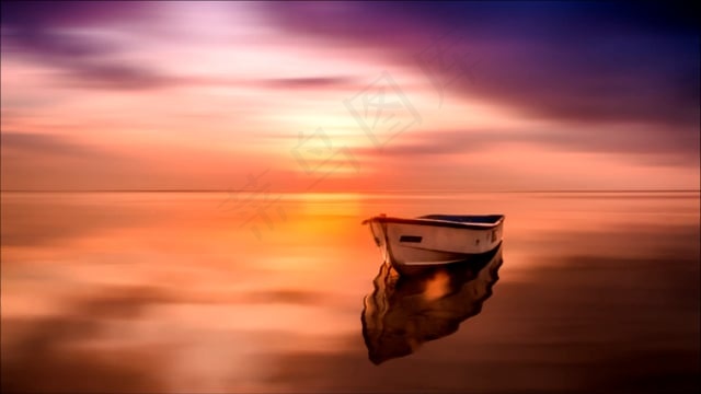 船, 湖, 海洋, 水, 日落, 海景, 晚上, 反射