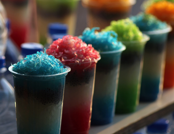 清新夏日夏季饮品摄影照片