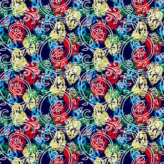 花卉唯美手绘花朵面料纹理手机壳布料面料印花服装矢量图案素材