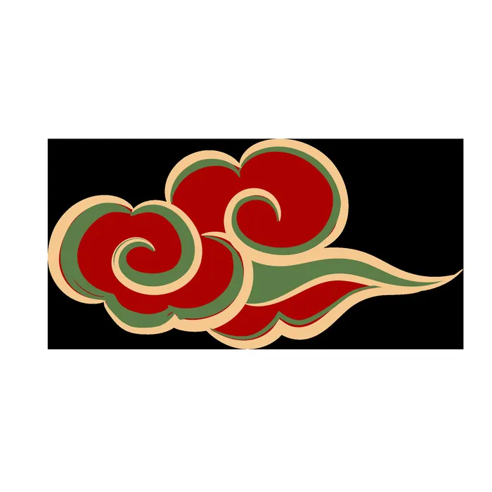 中国风中式国潮敦煌云纹祥云插画图案云朵云彩元素PSDAI设计素材ai矢量模版下载