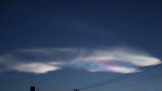 蓝天彩霞摄影图