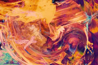 抽象艺术油漆颜料混色流体简笔背景