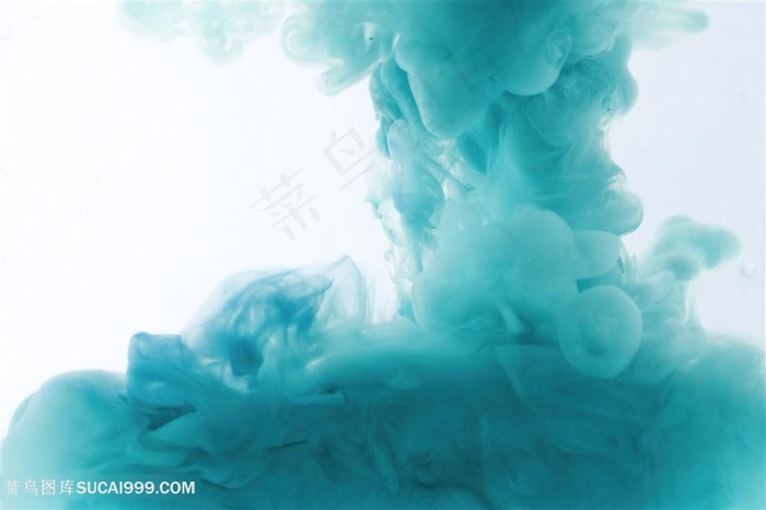 彩色水下烟雾