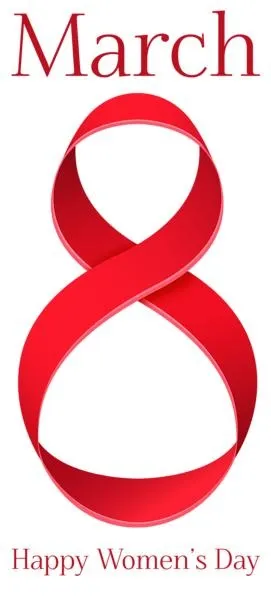 3 月 8 日免抠(271x600)