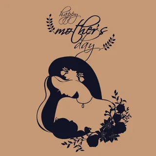 设计母亲节快乐节日素材