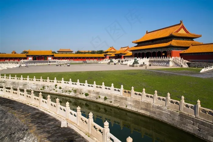 故宫太和门北京印象美图素材