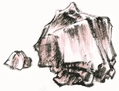 水墨山石美图国画美图素材 水墨山石美图国画美图素材