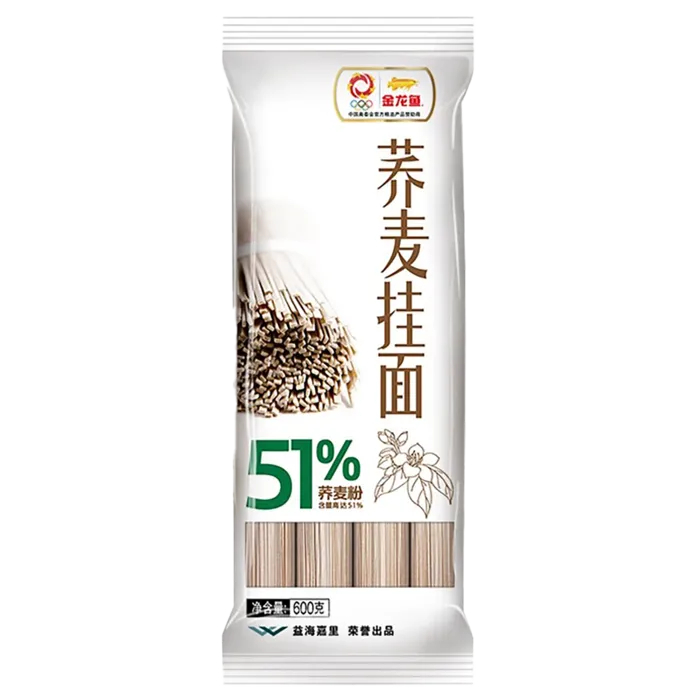 金龙鱼荞面挂面600克超市商品白底图免抠实物摄影png格式图片透明底