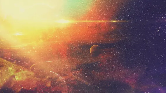 炫彩元宇宙景色