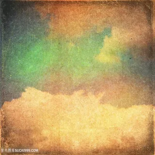 唯美炫彩复古云朵背景高清