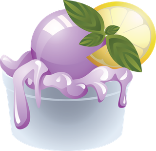 夏季手绘水彩冰淇淋免抠素材