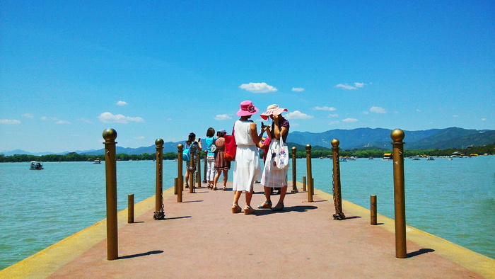 北京颐和园夏日风情