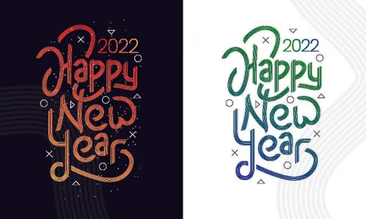 设计 2022 数字 新年 素材 设计 2022 数字 新年 素材