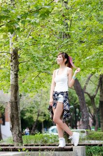 邻家女孩台大校园吴妮美女写真大图