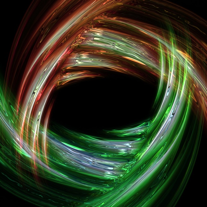 圆形风暴漩涡彩色线条高清图片