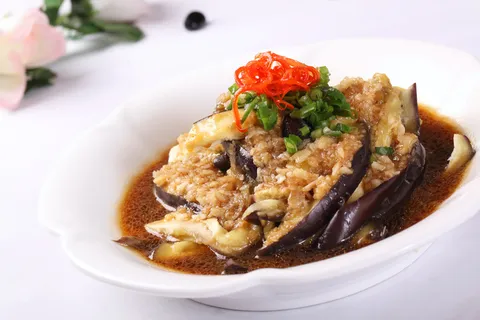 蒜泥手撕茄子 (2)