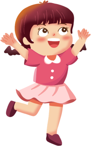 女娃娃卡通可爱免扣素材