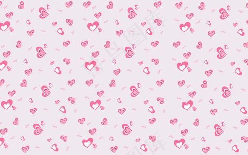 心型底纹背景