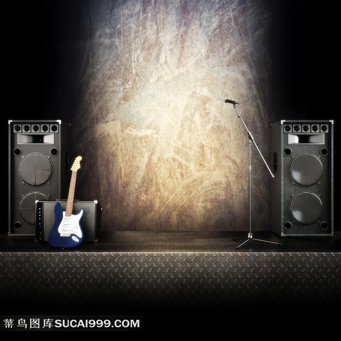 黑色舞台音乐会