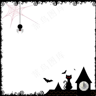 万圣节边框万圣节元素像框