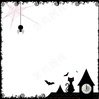 万圣节边框万圣节元素像框