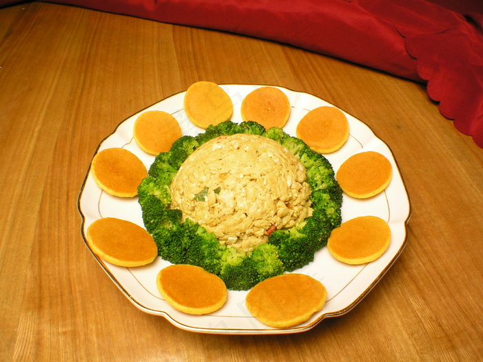 贴饼虾酱主食|