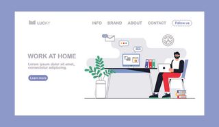 扁平化人物场景办公互联网等距ai矢量设计网页海报UI素材插画