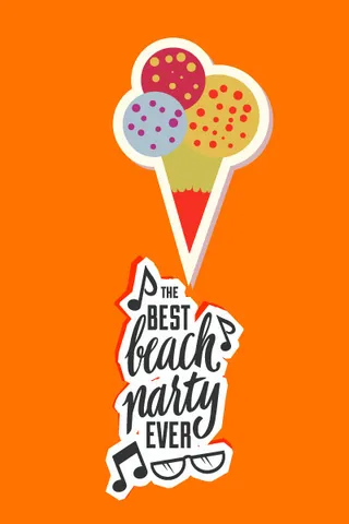 夏天海报|矢量|插画|扁平|风格