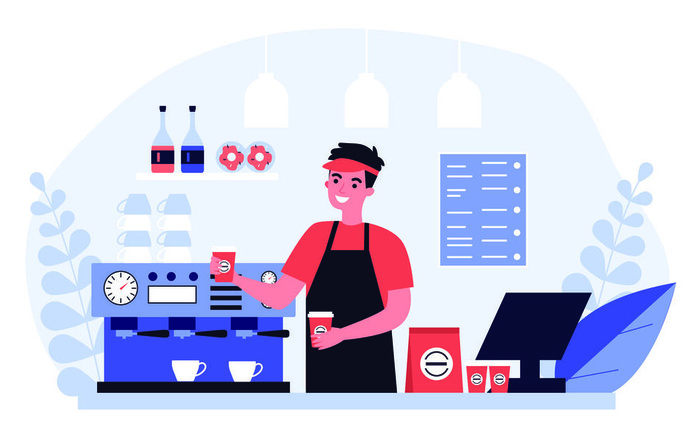 扁平化人物场景办公互联网等距ai矢量设计网页海报UI素材插画