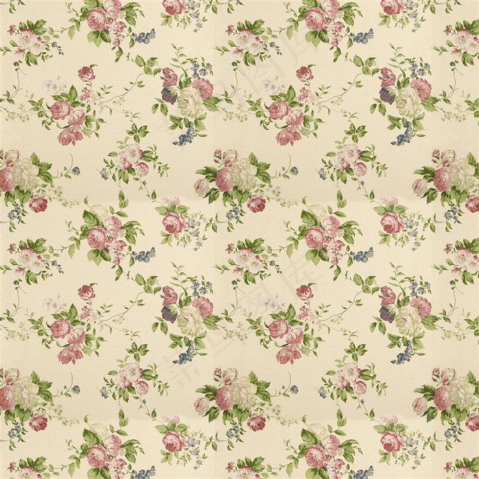 古典花纹底纹墙纸背景图片