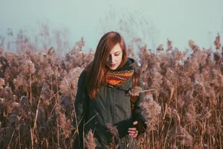 正能量文字图片女生