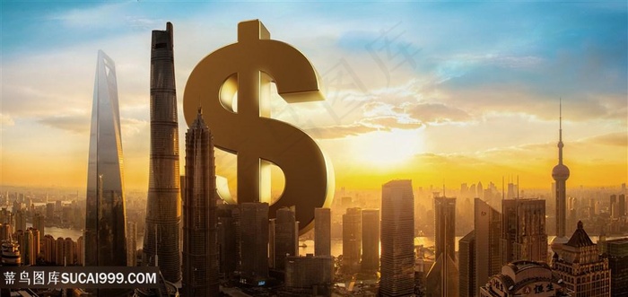 现代化金融城市图片素材