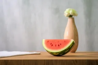 简约西瓜夏季清新背景