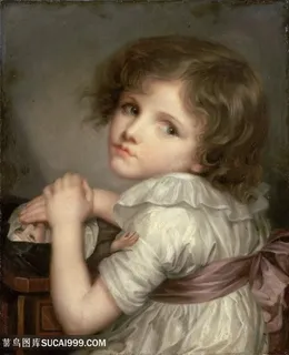 带洋娃娃的女孩油画 带洋娃娃的女孩油画