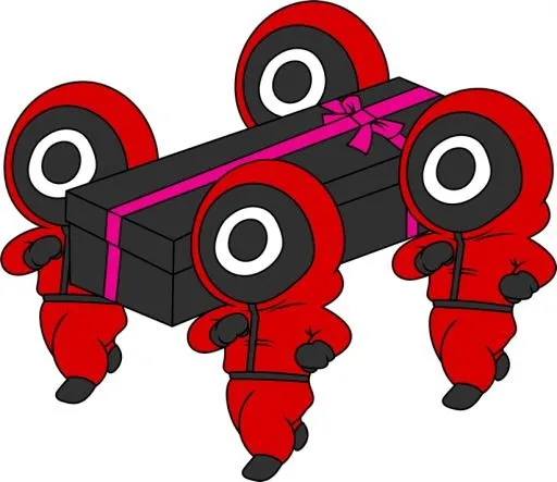 鱿鱼游戏 PNG免抠(823x713)