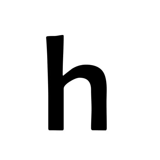 字母H PNG免抠(1500x1500)