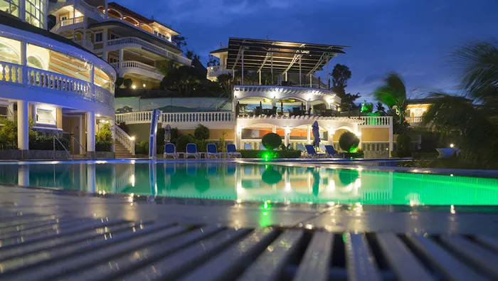 夜景 建筑物 灯光 夜色 静谧 现代建筑