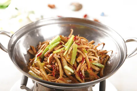 干锅美食焖锅湘菜麻辣香辣纸锅干锅茶树菇