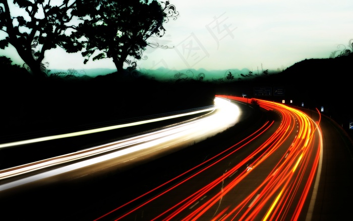 公路车流  