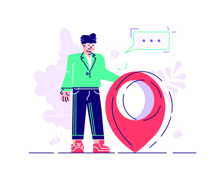 扁平化人物场景办公互联网等距ai矢量设计网页海报UI素材插画