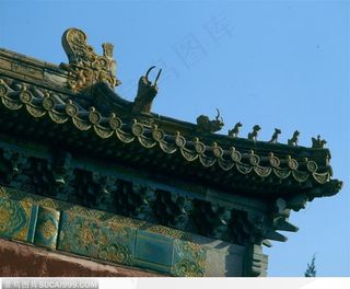 明十三陵-精美的长陵屋檐