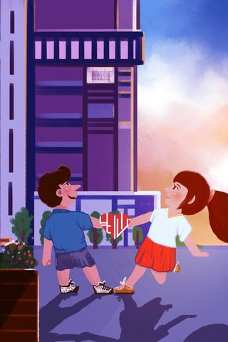 情人节海报七夕海报