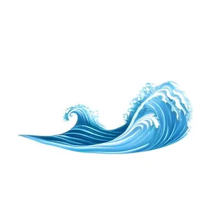 海浪浪花海洋免抠