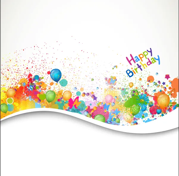 设计儿童生日背景eps,ai矢量模版下载