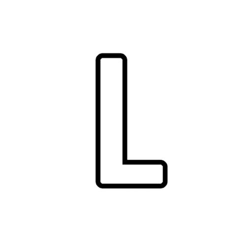 字母L PNG免抠(650x611)