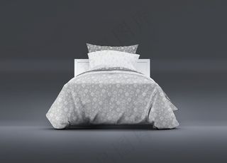 卧室床上用品被单床单枕头展示样机模板