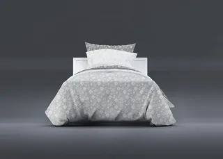 卧室床上用品被单床单枕头展示样机模板