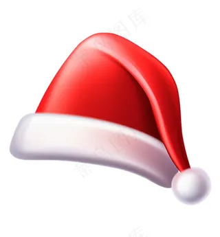 圣诞帽红色免抠