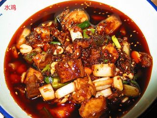 口水鸡美食元素菜品