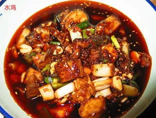 口水鸡美食元素菜品